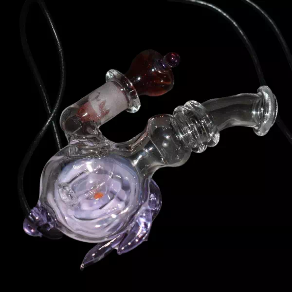 bang droit pendentif pink 