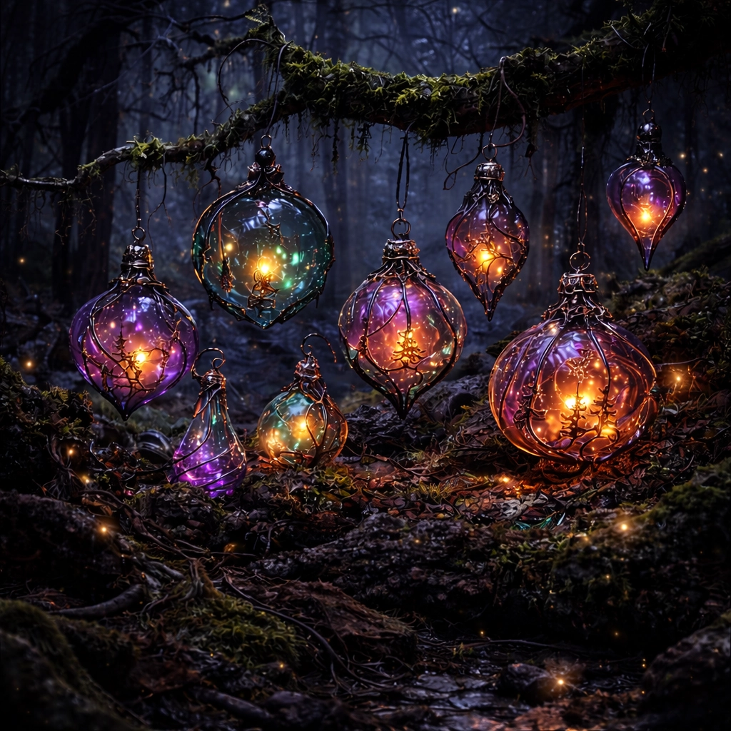 Palline di Natale e decorazioni in vetro