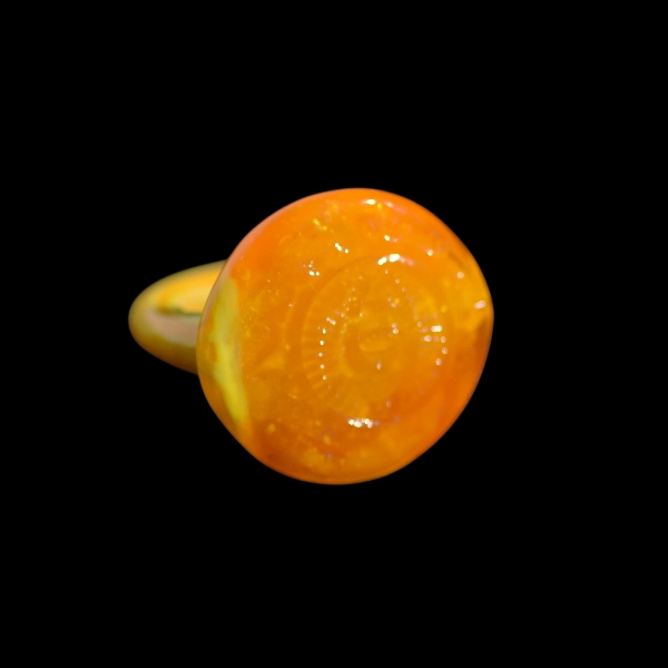 bague in vetro soffiato di Murano sun eyes