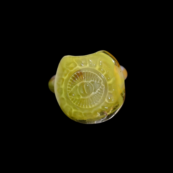 bague in vetro soffiato di Murano sun eyes