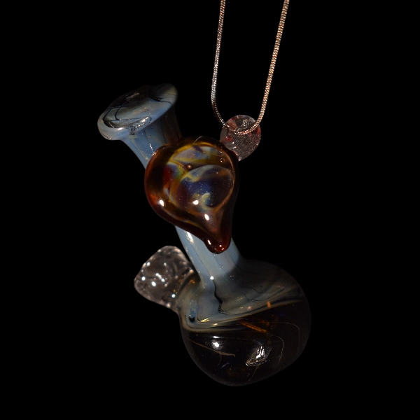 Bong dritto in vetro coeur de galaxy - Satyr Glass