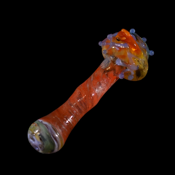 chillums in vetro tropical frog red